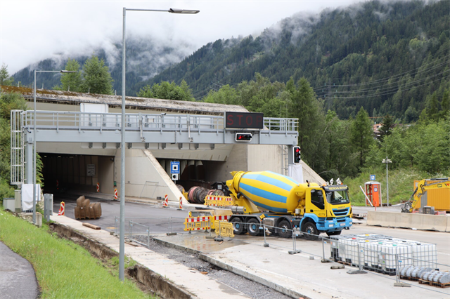 Symbolfoto Baustelle Arlbergtunnel