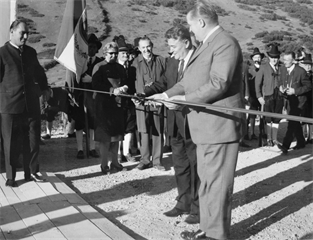 Die Eröffnung der Straße 1969